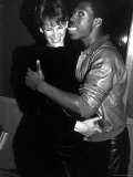 Buy Jamie Lee Curtis Licked by Actor/Comedian Eddie Murphy at Party for Their Film "Trading Places" at AllPosters.com