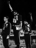 Buy African American Track Star Tommie Smith, John Carlos After Winning Gold and Bronze Olympic Medal at AllPosters.com