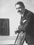 Portrait of English Novelist and Dramatist William Somerset Maugham by Photographer E. O. Hoppe