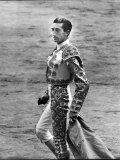 Bullfighter Manolete Accepting Applause of Crowd After Dispatching his Second Bull of the Afternoon