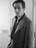 Candid Portrait of Movie Studio Head Walt Disney Standing in Doorway at Studio