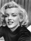 Actress Marilyn Monroe at Home Premium Photographic Print