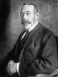 British Monarch George V Posing for E. O. Hoppe at Buckingham Palace