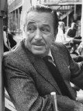 Film Producer Walt Disney at Studio Lot