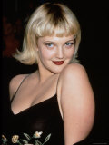 Buy Actress Drew Barrymore at Premiere of Her Film "The Wedding Singer" at AllPosters.com