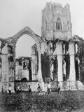 Buy Fountains Abbey, East Window and Tower, by Pioneering Victorian Photographer Philip Henry Delamotte at AllPosters.com