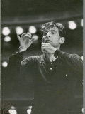 Leonard Bernstein Conducting Rehearsal of NY Philharmonic in Hindemith