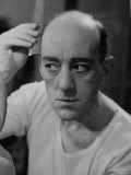 Buy Actor Alec Guinness Putting on Make Up in His Dressing Room for Play "Under the Sycamore Tree" at AllPosters.com