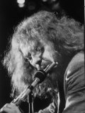Buy Singer Ian Anderson Playing the Flute During a Rehearsal for a TV Special at AllPosters.com