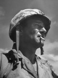 Buy Actor John Wayne as Marine Sgt. Platoon Leader in Scene From the Movie "Sands of Iwo Jima" at AllPosters.com