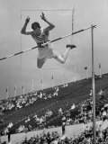 Bob Richards Competing in the High Jump at 1952 Olympics