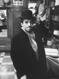 Buy Dubious Look Displayed by Russian Pianist Vladimir Ashkenazy as He Tries an English Bowler at AllPosters.com