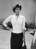 Actress Sophia Loren Displaying a Wide Range of Emotions