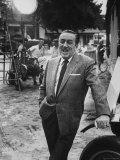 Film Producer Walt Disney on Lot of His Studio