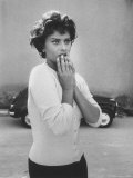 Actress Sophia Loren Displaying a Wide Range of Emotions