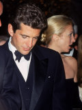 Buy John F. Kennedy Jr. and Wife Caroline Kennedy Bessette Attending Reopening of Grand Central Station at AllPosters.com