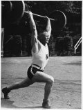 Karl Jansen, New European Lightweight Lifting Champion, will Take Part in Forthcoming Olympic Games