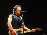 Bruce Springsteen in Concert Premium Photographic Print