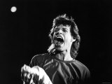 Rolling Stones Lead Singer Mick Jagger Performing at Live Aid