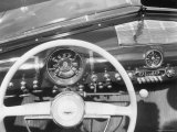 Instrument Panel of New Ford Sedan, Having Big Speedometer and Minimal Ornamentation