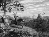 Man with Antlers Appearing to King Henry VIII by George Cruikshank, from Ainsworth Magazine