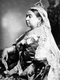 Queen Victoria Wearing the Small Imperial Crown to Mark Her 66th Birthday