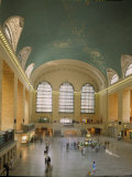 Main Concourse at Grand Central Station in Panorama Before Rededication of Renovated Beaux Art Gem