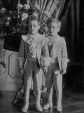 Thurn Und Taxis Princes Louis Philippe and Max Emmanuel Wearing Suits from La Grande Maison Premium Photographic Print