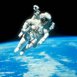 Buy US Astronaut Bruce Mccandless Conducting Space Walk During Challenger IV Space Shuttle Mission at AllPosters.com