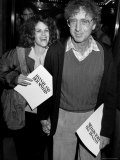Married Actors Gilda Radner and Gene Wilder at Film Premiere of "Hannah and Her Sisters."