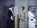 Dunholm Elliott, Maggie Smith and Robert Stephens in a Scene from Design for Living