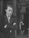 Johnny Mercer Singing a Song in Front of the Bar and Grill