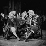 Frederick Ashton and Robert Helpmann Playing Cinderella's Sisters in a Royal Ballet