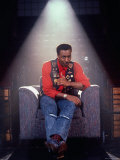 Talk Show Host Arsenio Hall on Set of 