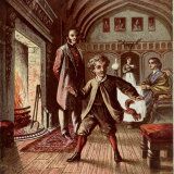 Illustration by Kronheim of Young Boy Archie Gray with His Beloved Squirrel Frisky