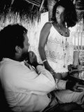Richard Burton and Elizabeth Taylor on Location