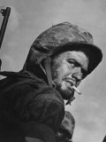 Buy Battle Weary, Cigarette Smoking Marine on Saipan During Fight to Wrest the Island from Japanese at AllPosters.com