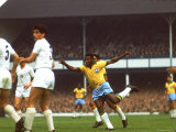 Buy Soccer Star Pele in Action During World Cup Competition at AllPosters.com