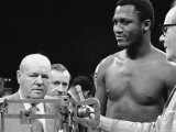 Joe Frazier at the Weigh in for His Fight Against Muhammad Ali