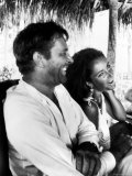 Richard Burton and Elizabeth Taylor on Location