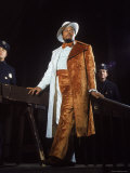 Muhammad Ali Fan in Half Sequined, Velvet Suit at Madison Square Garden for Oscar Bonavena Fight