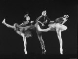 Dancers Jacques D'Amboise and Suki Schorr in NYC Ballet Production of "Stars and Stripes"