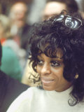 Diana Ross at Madison Square Garden for Muhammad Ali vs. Oscar Bonavena Fight
