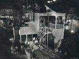 Alfred Hitchcock Directing Joseph Cotten and Teresa Wright in Shadow of a Doubt