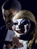 James Earl Jones in Scene from The Blacks, Avant Garde Play by Jean Genet