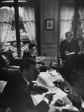 Buy Jean Paul Sartre, Simone de Beauvoir and Saul Steinberg at Sartre's Home in Paris at AllPosters.com