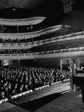 Marian Anderson Performing for an Audience at Carnegie Hall