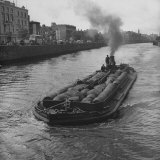 Buy Barge "Castlenock", the "Guinness Navy", Sailing Down River Liffey with Hogsheads of Guinness Stout at AllPosters.com