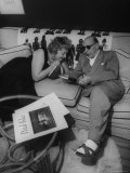 Composer Igor Stravinsky and His Wife Vera Relaxing at Their Hollywood Home