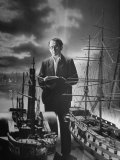Buy Alberto Cavalcanti, Director of "Nicholas Nickelby", Standing Next to Model Ships at AllPosters.com